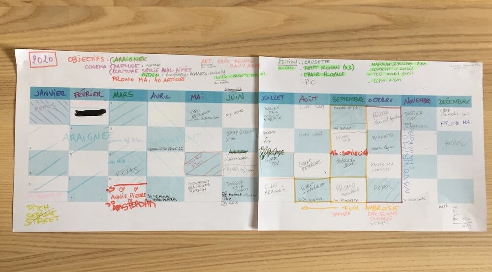 Organisation : mon planning annuel à imprimer pour rester zen toute l’année Feature image