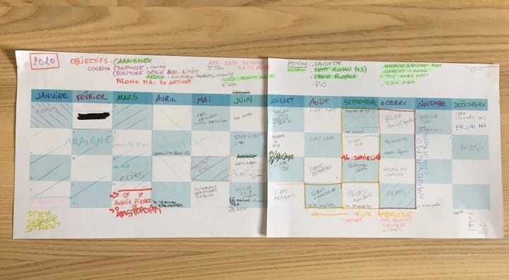 Organisation : mon planning annuel à imprimer pour rester zen toute l’année Feature image